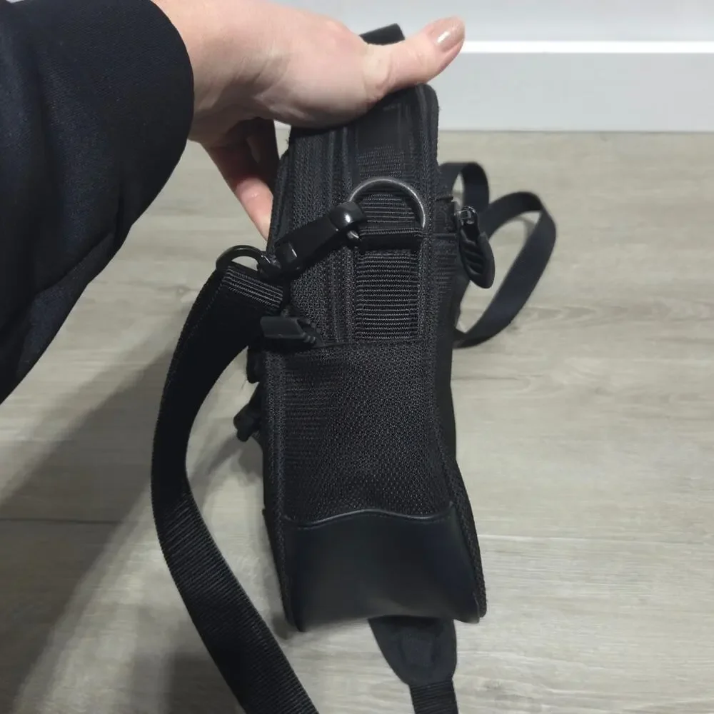 TUMI T2 Black Ballistic Nylon Small Shoulder Bag Camera Bag